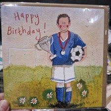 Alex Clark Card  Birthday card  "football Champion"
