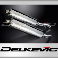 YAMAHA FJR1300 2006-2023 450mm OVAL STAINLESS BSAU SILENCER EXHAUST KIT