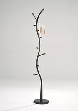 Metal and Wood Hall Tree Coat