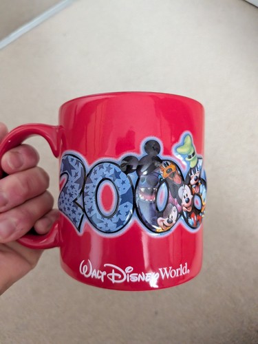 Vintage walt disney - world, red