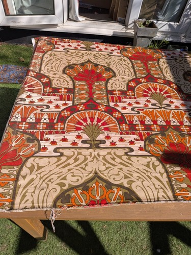 70s art nouveau style orange - nouveau,