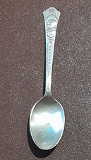 Vintage 1937 George VI Coronation Silver Plated Collector's Spoon