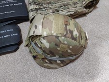 US Army helmet with genuine cover - heavy, well made