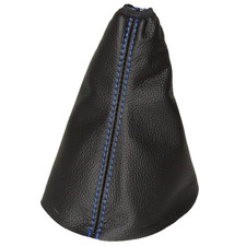 BLUE STITCH LEATHER GEAR STICK