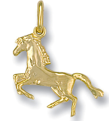 9ct yellow gold galloping - 9ct,
