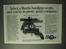 1990 Burris Scopes Ad - You're in Pretty Good Company