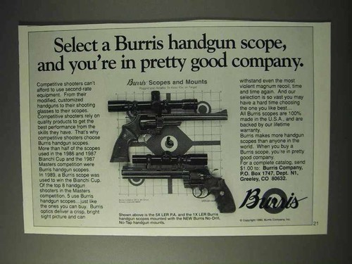 1990 burris scopes you - scopes,