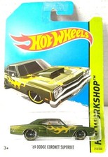 Hot Wheels '69 Dodge Coronet Superbee - 2014 - HW Workshop Heat Fleet - 212/250