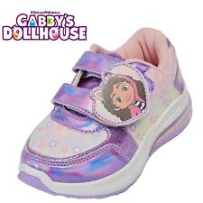GABBY'S DOLLHOUSE GIRLS LIGHT UP TRAINERS OFFICIAL SNEAKERS SHOES UK SIZE 6-12