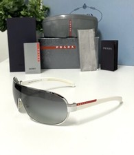 Genuine Y2K Prada Linea Rossa SPS 53I Sports Oversized Shield Pilot Sunglasses