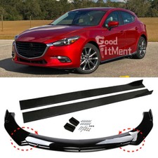 Gloss Front Bumper Lip Spoiler