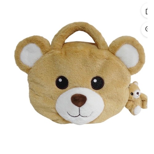 Tan plush teddy - plush, bear