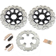 Front Rear Brake Discs Pads