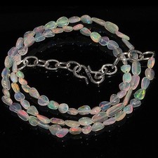Ethiopian opal gemstone bead