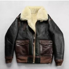 Vintage Shearling Leather