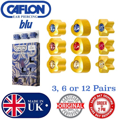 Set or 12 caflon blu - or,