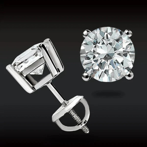 2ct round cut gra moissanite - 2ct,