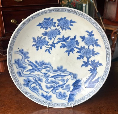 Antique meiji japanese blue - blue, &