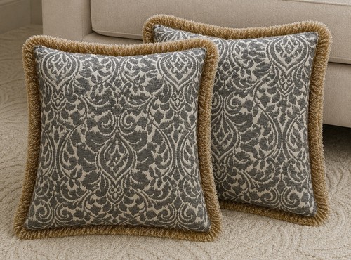 Ethan allen damask pillow - ethan,