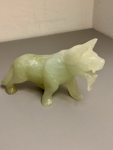 Chinese jadeite carved - foo, dog