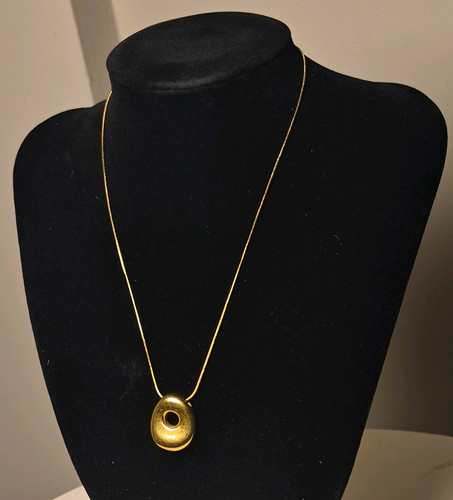 Gold tone snake chain - tone,