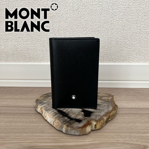 Montblanc leather card case - montblanc,
