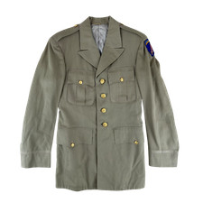 US Army Jacket WW2 Service Dress Fawn Air Force Air Corps Vintage Medium 37L