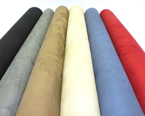 Suedetrim foam backed - backed, faux