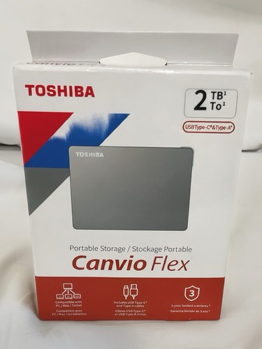 Toshiba canvio flex 2tb 5 - toshiba, 2.5