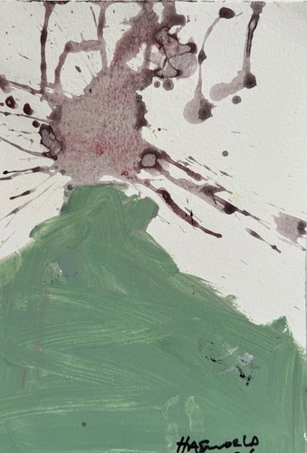 Hasworld original watercolour - hasworld,