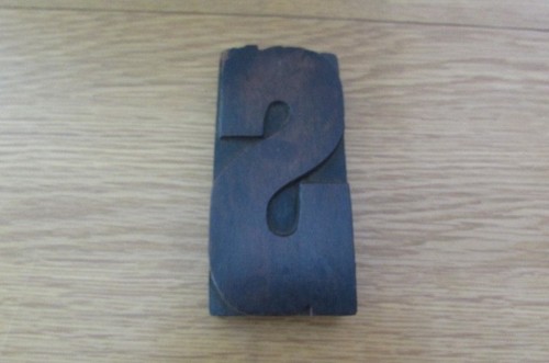 Printers block letterpress - block,