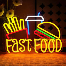 Fast Food LED Neon Sign USB