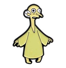 Mr Burns Ghost The Simpsons Metal Enamel Pin Badge Medicated Radioactive Alien