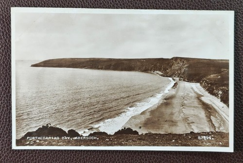 Rppc postcard porthceiriad - rppc, postcard: