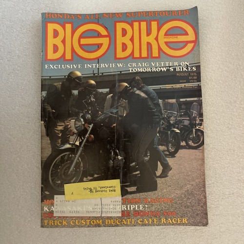 Big bike magazine august 1975 - bike,