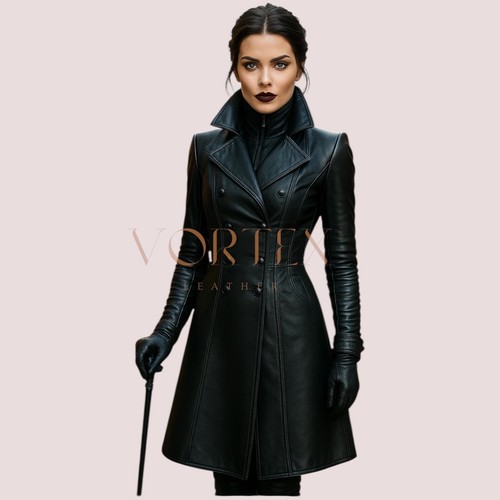 Women black trench - women's,