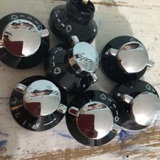 6 complete replacement knobs for stoves gas cooker. (used)