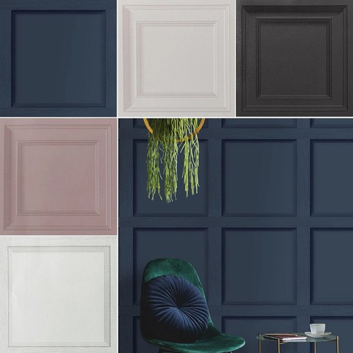 6rolls wood panel wallpaper - 1-6rolls,