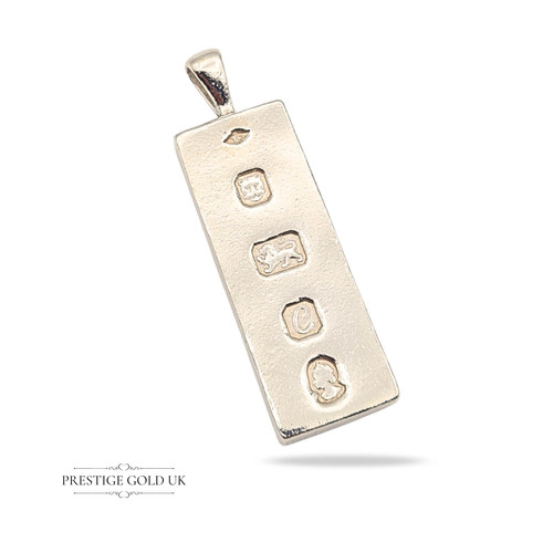 925 silver ingot pendant - 925,