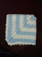 Hand crocheted dolls blanket