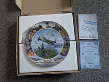Boxed Battle of Britain, Against All Odds Bradex Collector Plate