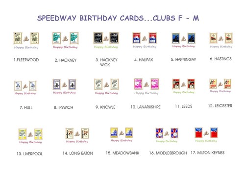 Speedway retro programme - retro,
