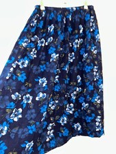 Midi Navy Floral Bohemian
