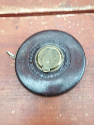 Vintage measuring tape leather - vintage,