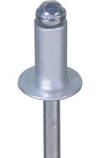 6.4mm Aluminium Steel Domed