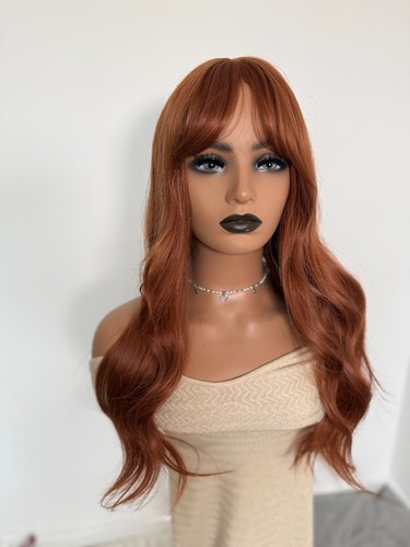 Women long auburn copper - long,