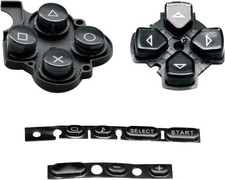for Sony PSP 3000 3003 3004 Series - Black Button Set Kit Replacement | FPC