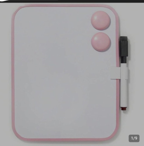 Magnetic dry erase board - 6"x8",