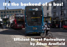 It's the backend of a bus! photobook
