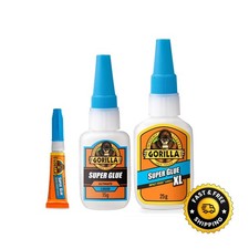 Gorilla Super Glue Adhesive Strong Instant Bond Clear, 3g 6g 15g 25g Fast Drying